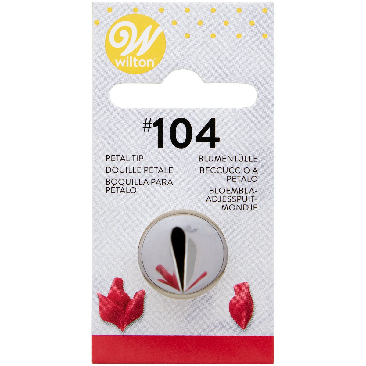 Wilton Douille #104 Petal Carded