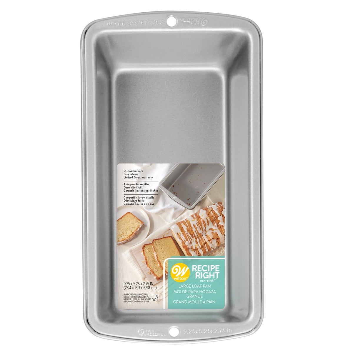 Wilton Recipe Right® Grand moule à Cake 23,4 x 13,3cm