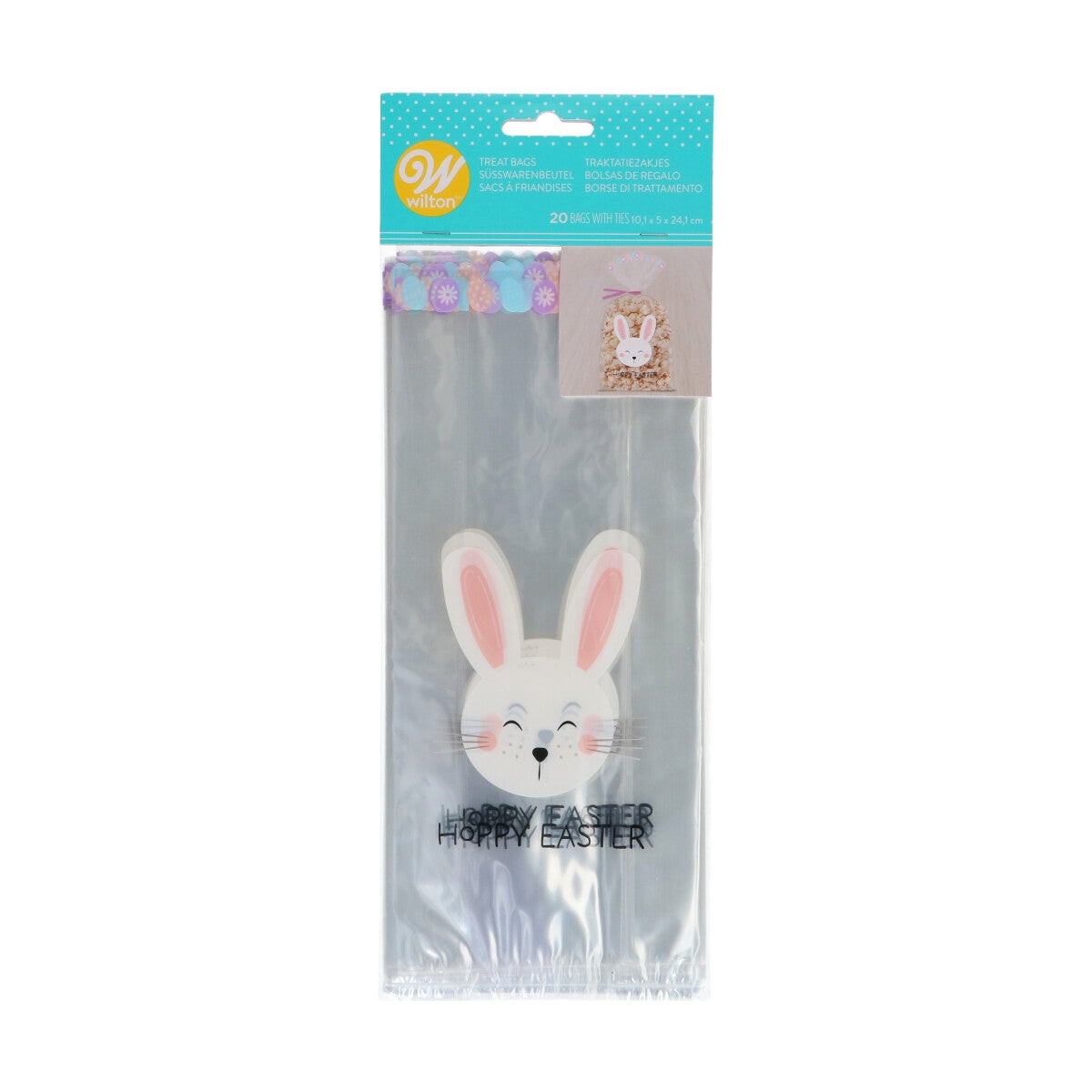 Wilton Easter Bunny & Carrot Reseal Treat Bags pk/20
