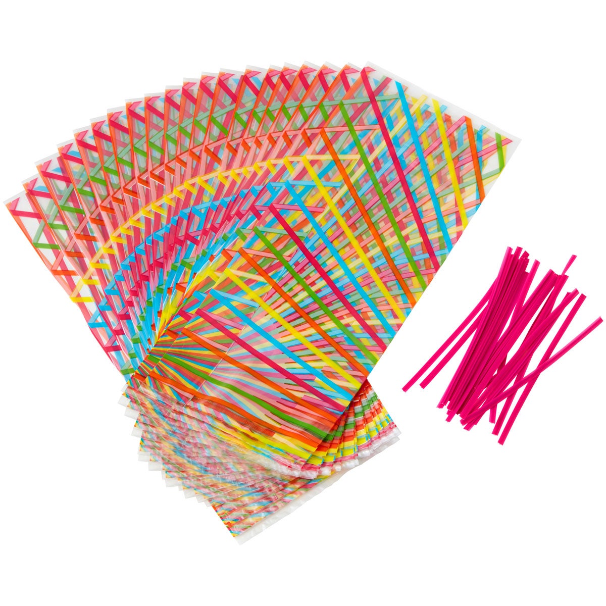 Wilton Sachets Roue chromatique de fête (x 20 )