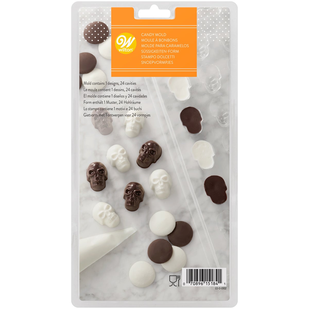 Wilton Moule Candy Mini Crânes