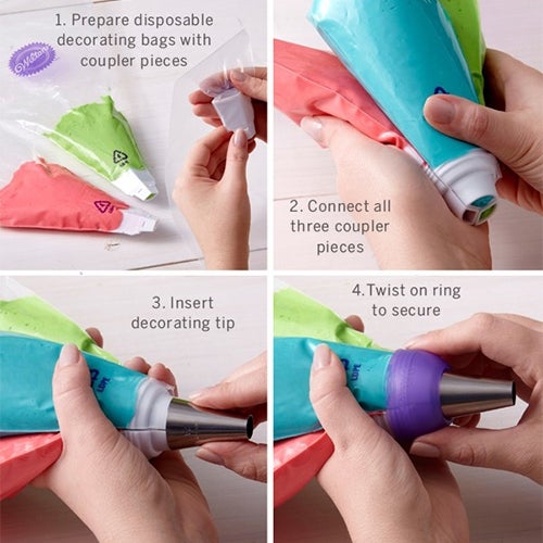 Wilton ColorSwirl Set Décoration Coupleur Tri-Color/9