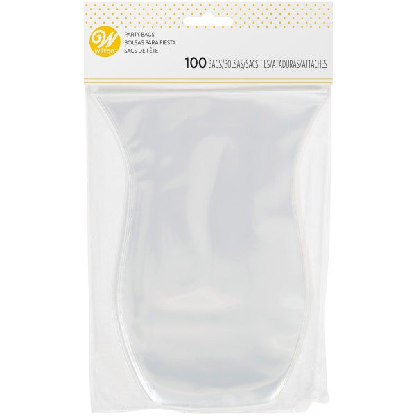 Wilton Sachets à Confiserie Transparents en Forme pcs/100