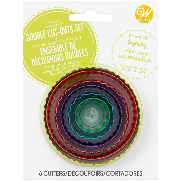 Wilton Emporte-pièces Double-face Rond Set/6