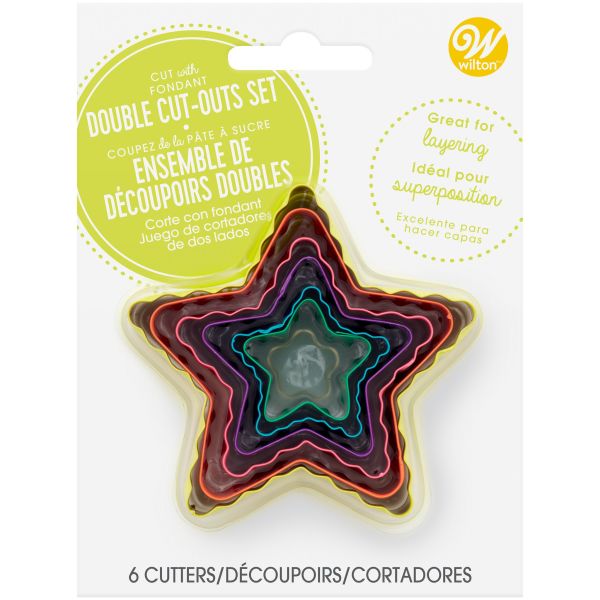 Wilton Emporte-pièces Double-face Étoile Set/6