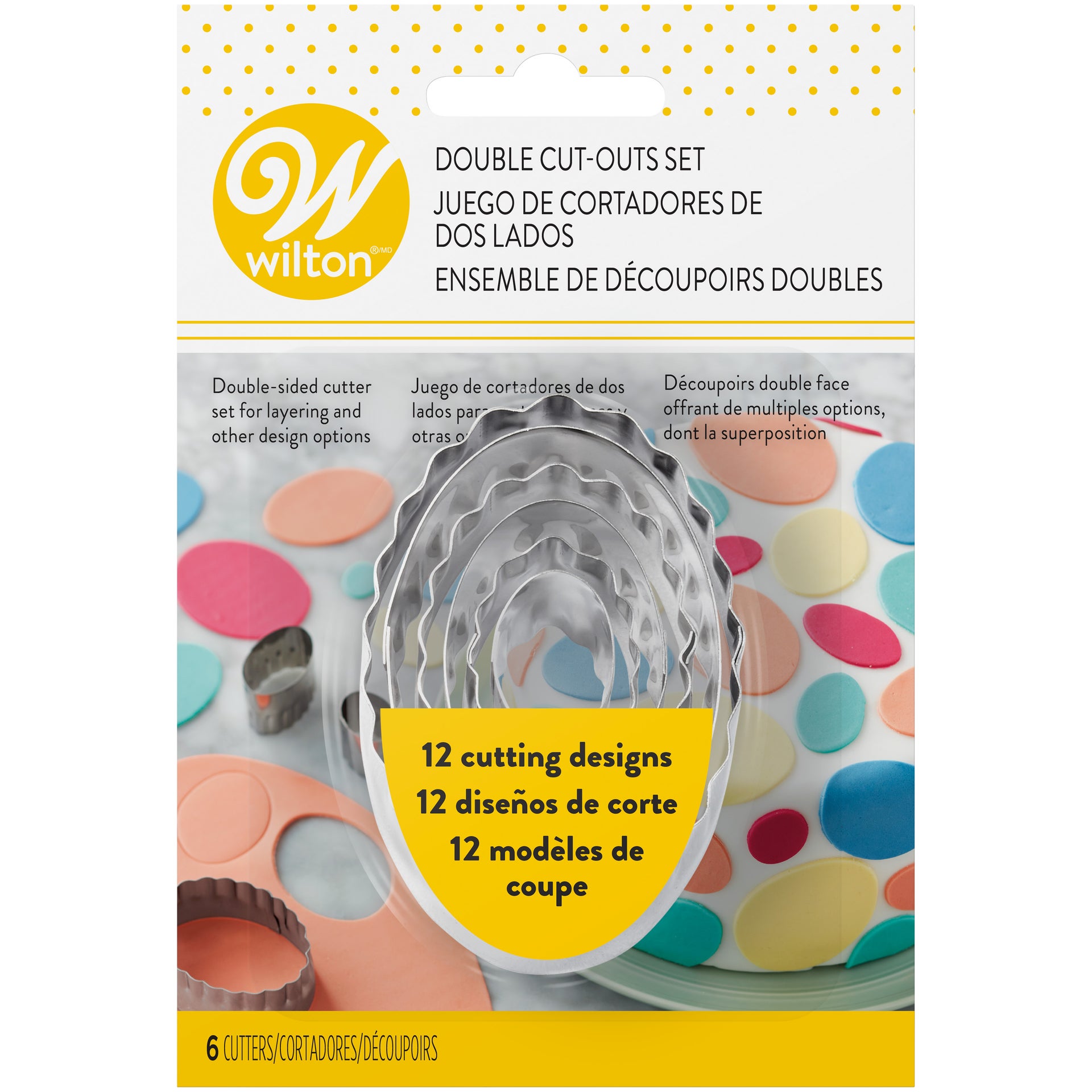 Wilton Emporte-pièces Double-face Ovale Set/6