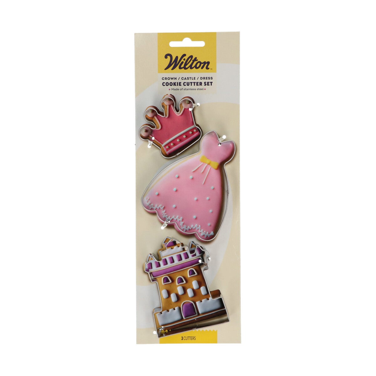 Wilton Emporte-pièce Couronne - Château - Robe de Princesse - set/3