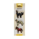 Wilton Emporte-pièce Chat - Chien - Cheval - set/3