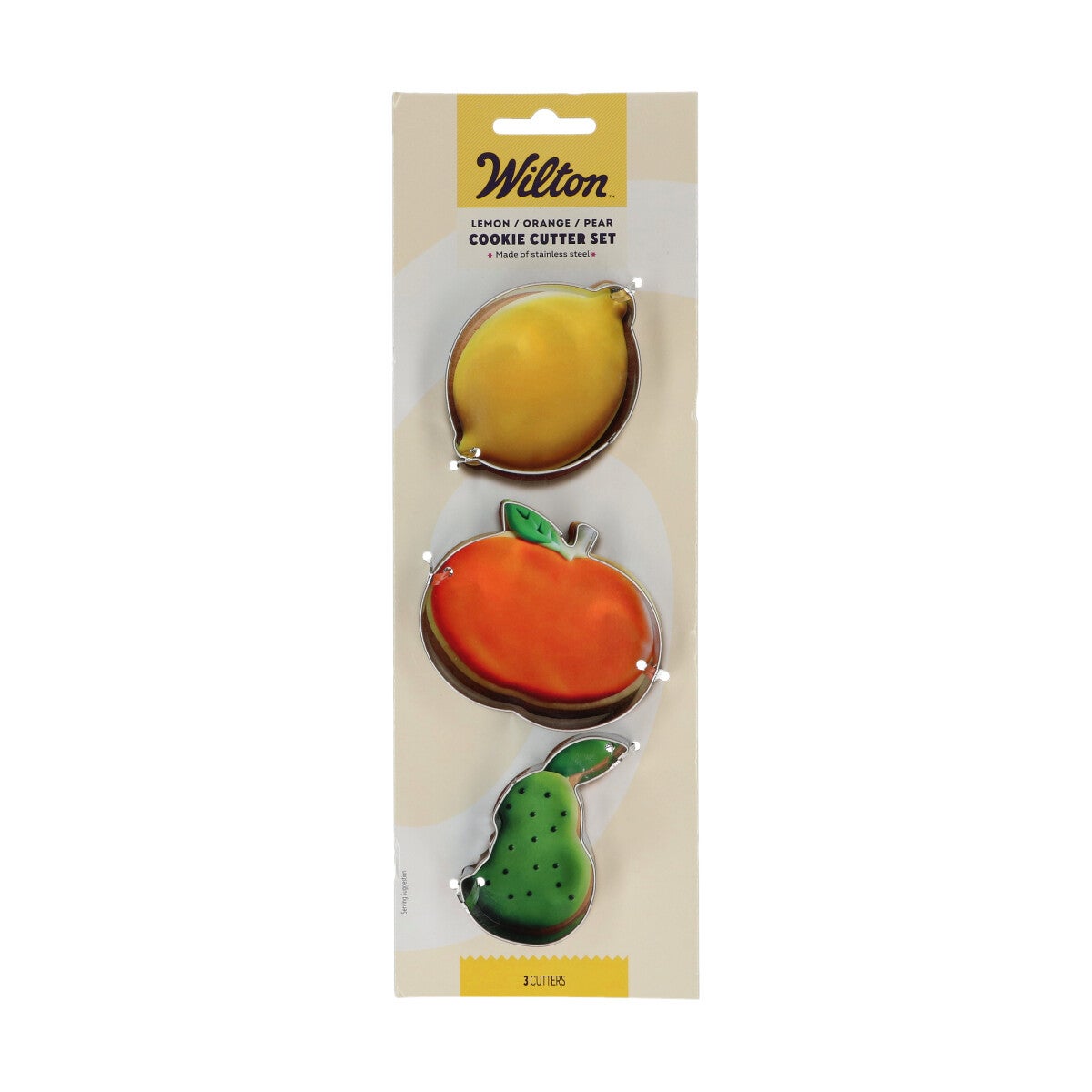 Wilton Emporte-pièce Citron - Orange - Poire - set/3