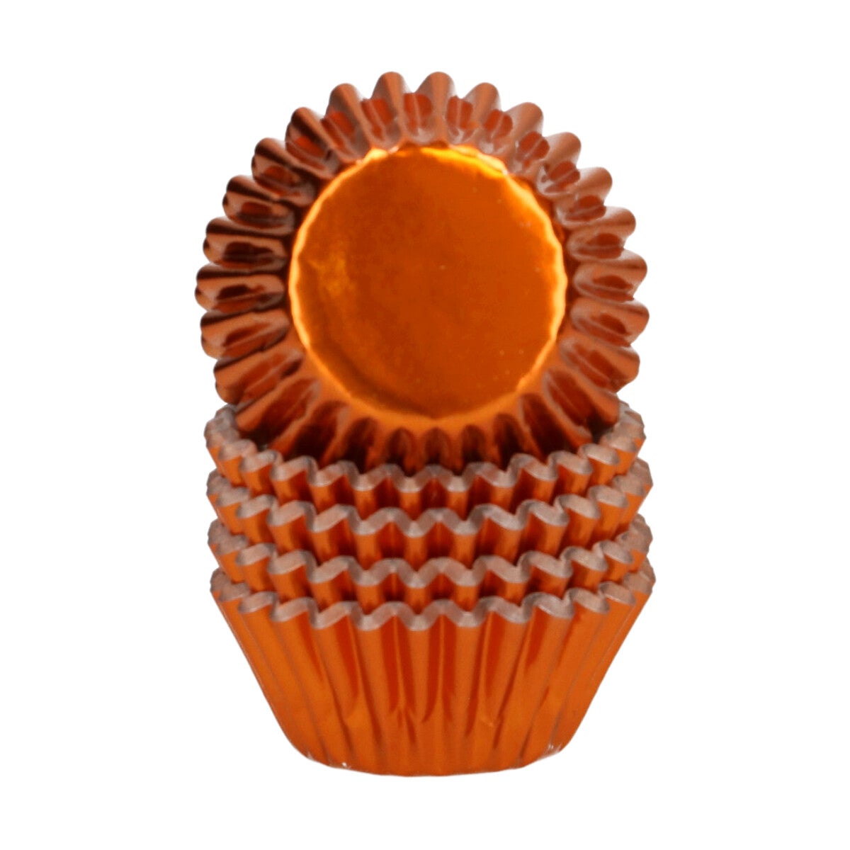 Wilton Mini Metallic Baking Cups Orange set/160