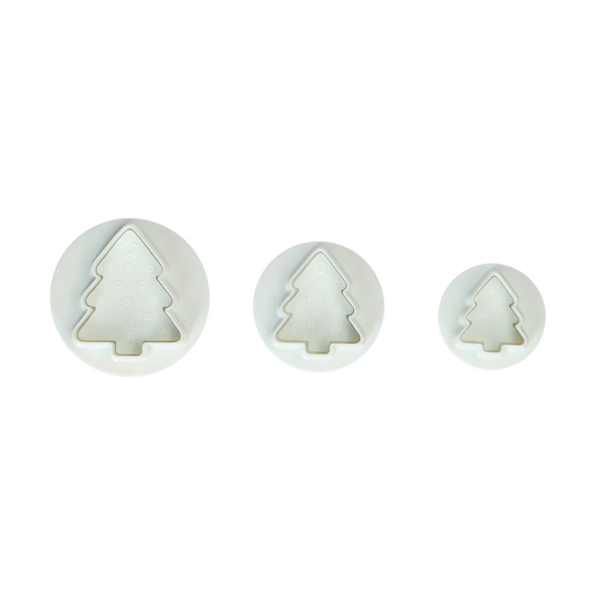 Wilton Plunger Cutter Sapin de Noël set/3