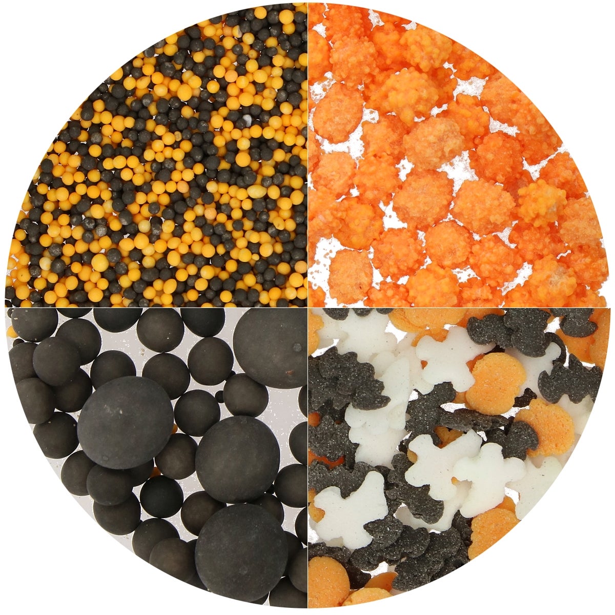 Wilton Mélange de Sprinkles 4-Cell Halloween Effrayant