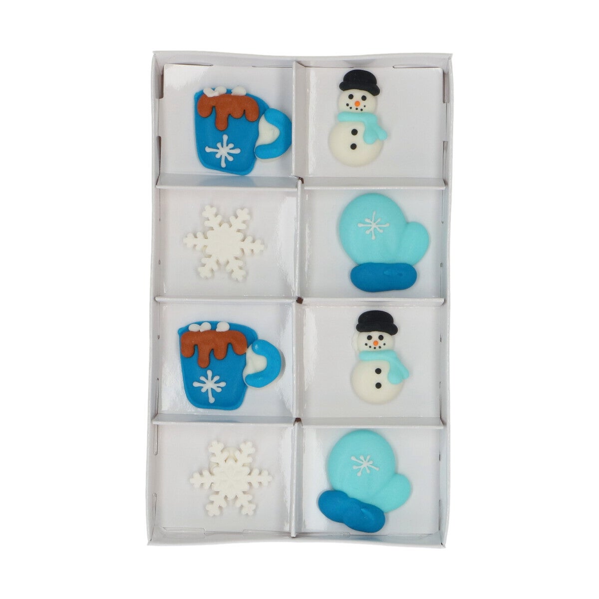 Wilton Décors en Sucre Chaleureux Winter set/8