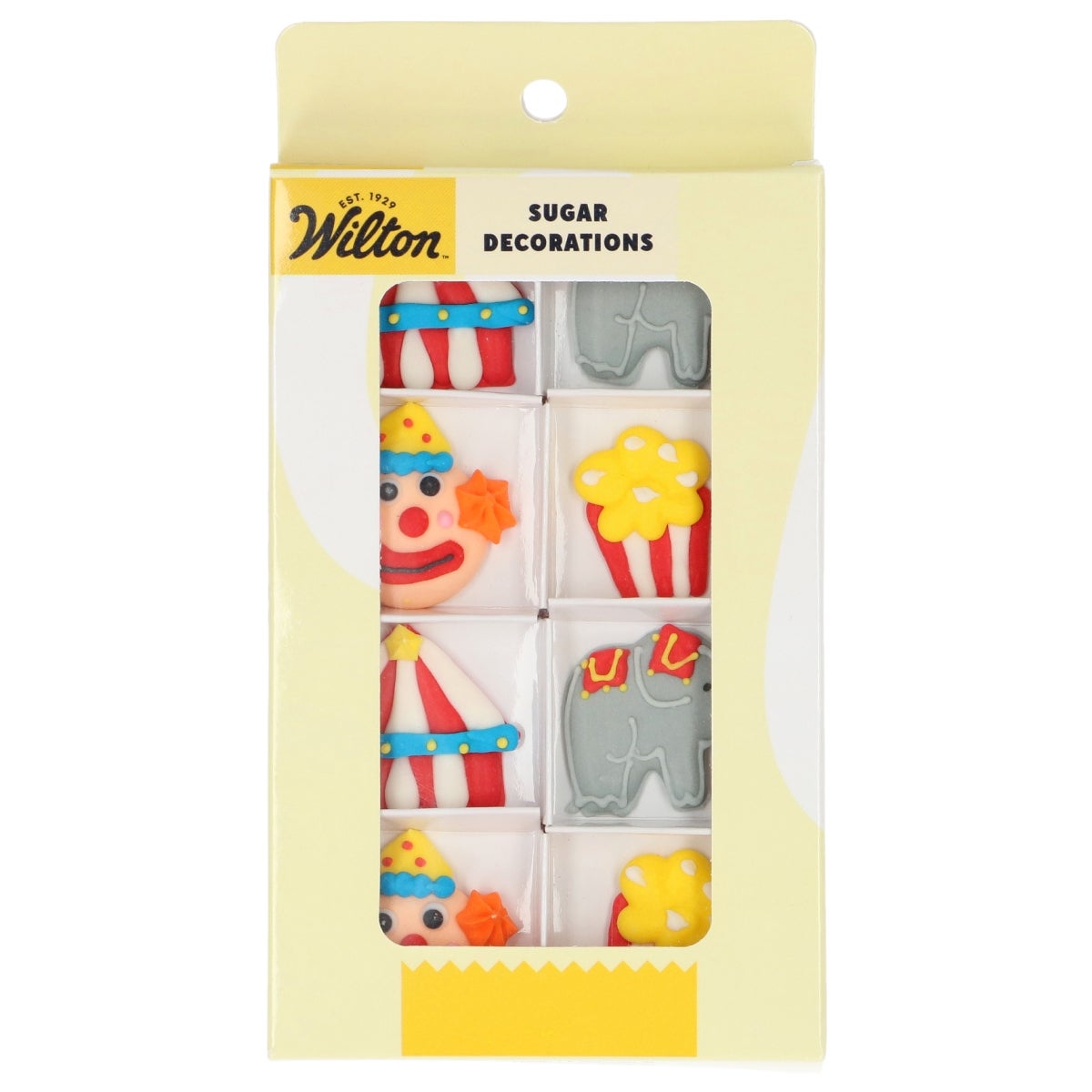 Wilton Décors en Sucre Cirque festif set/8