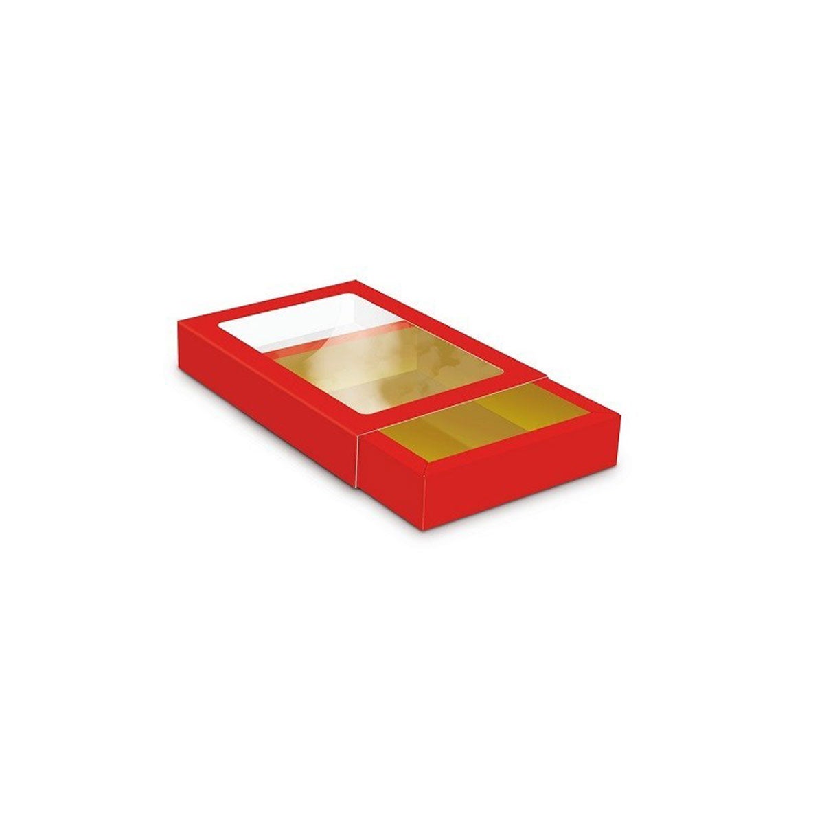 Boîte aux lettres en chocolat rouge