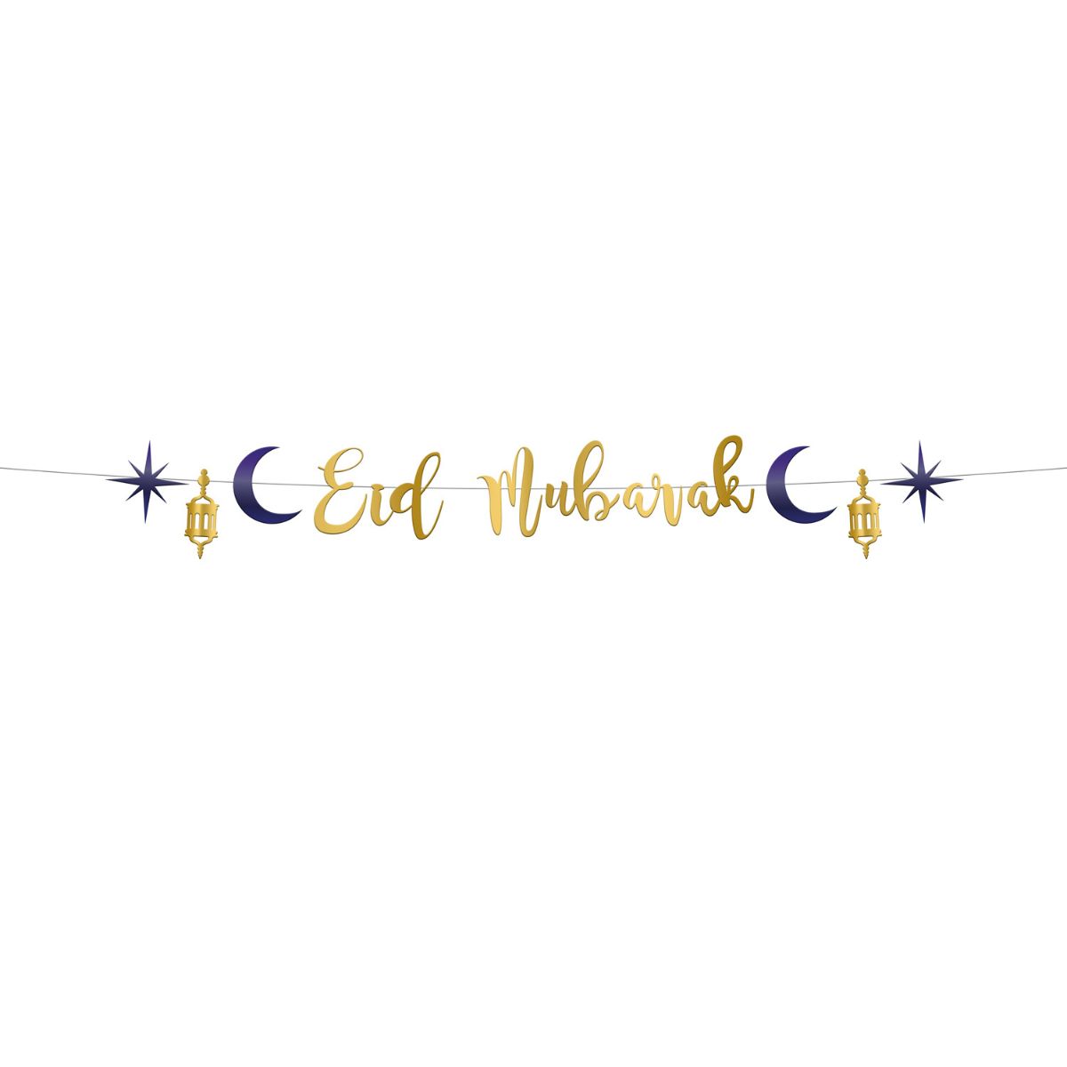 Folat Bannière Eid Mubarak 1,5m
