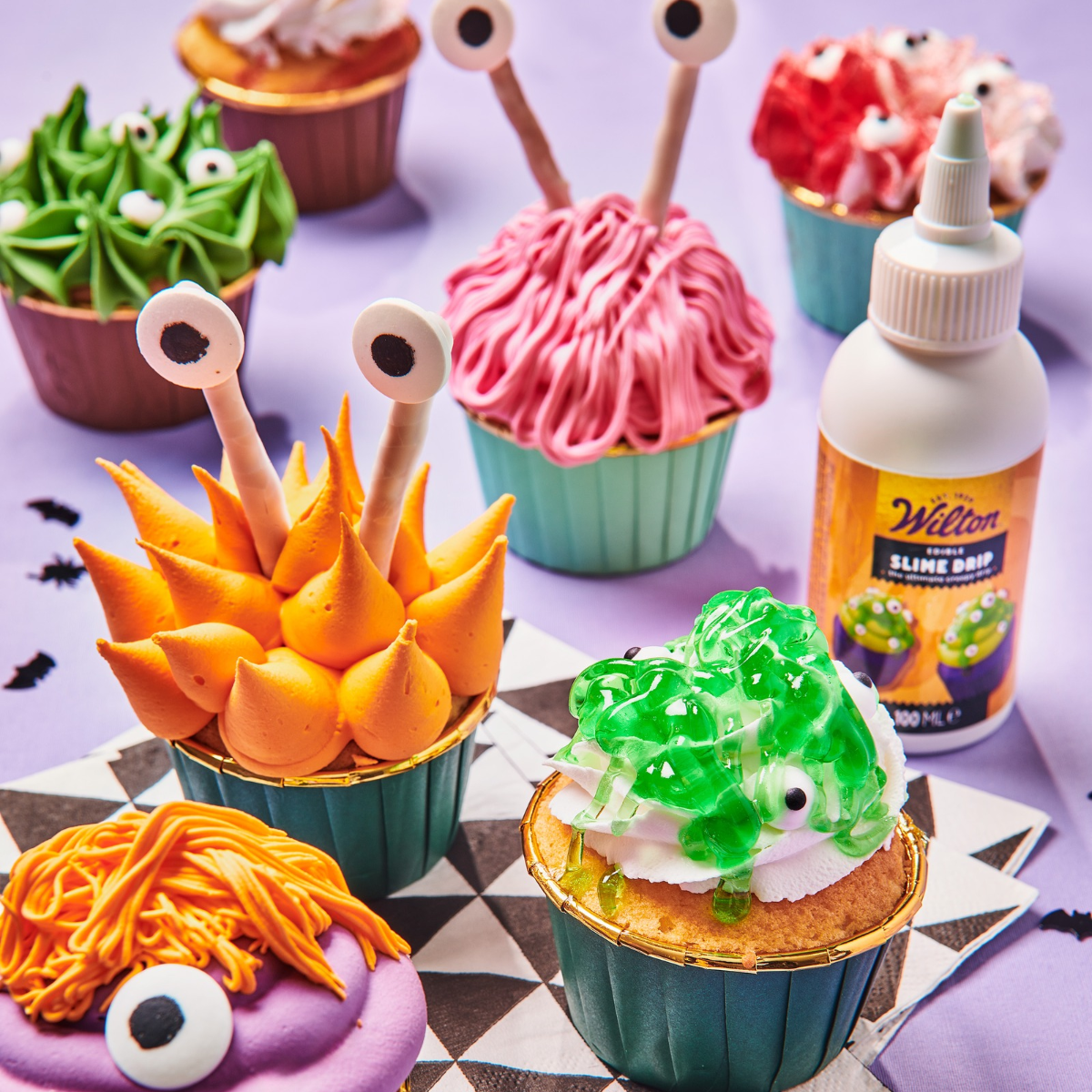 monster cupcakes