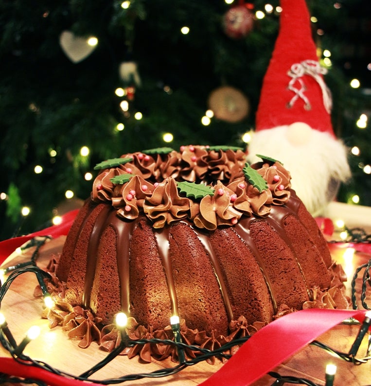 Kerst Tulband met Chocolade Ganache