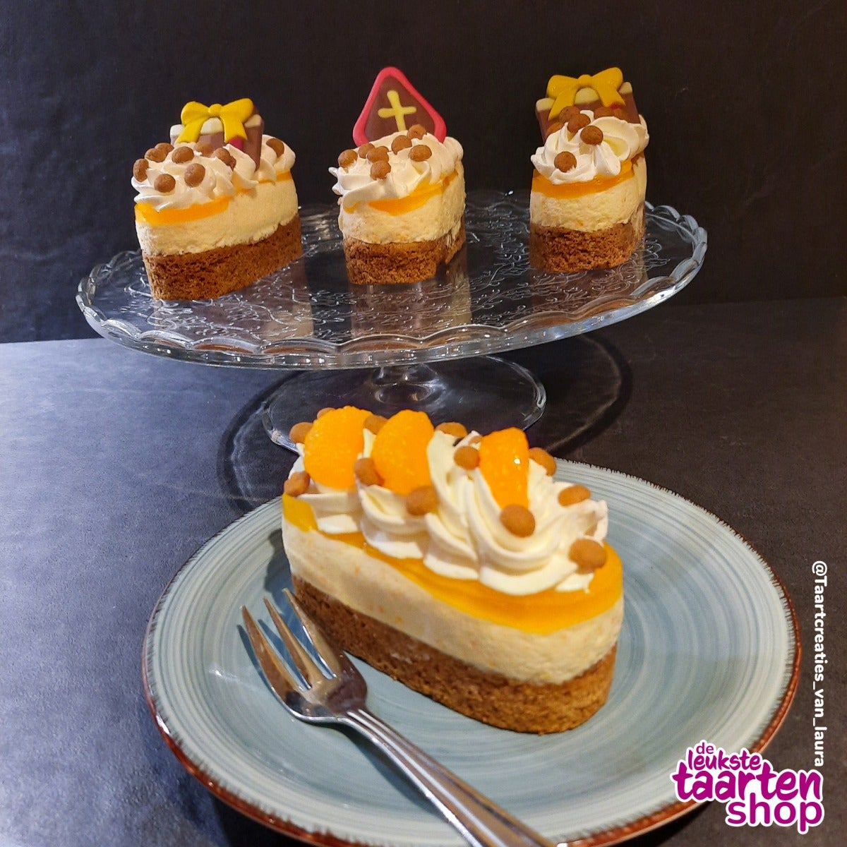 Mini Sinterklaas Slofjes met Mandarijn